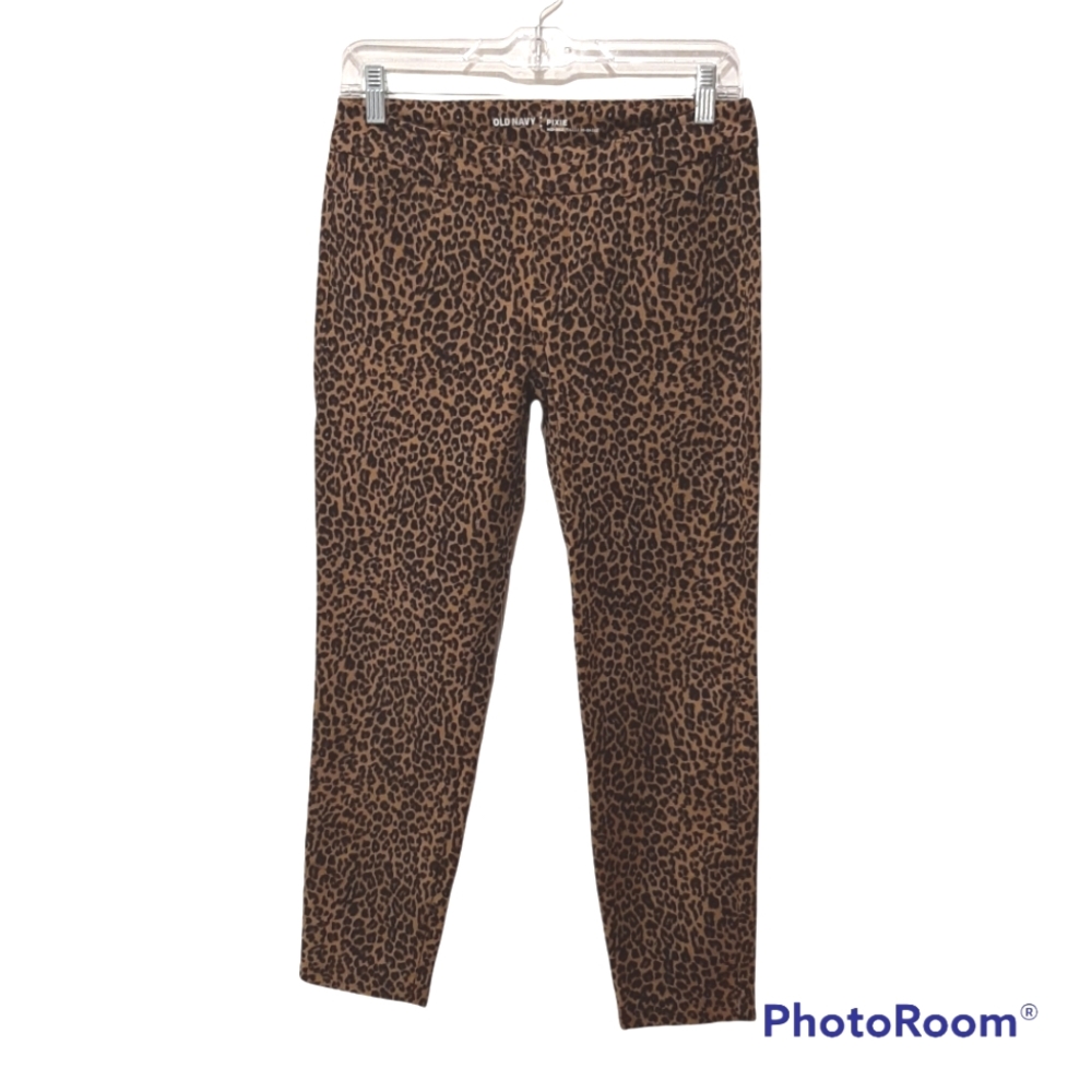 Old Navy Pixie Pants Leopard